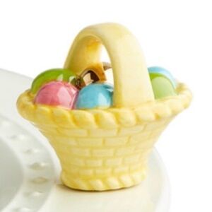 Nwot Nora Fleming. Easter basket with golden egg